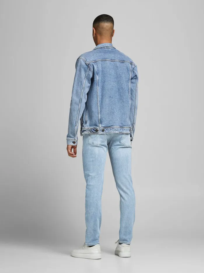Comfort Jeans JACK and JONES Mens MIKE ORIGINAL AM 251 COMFORT FIT JEANS Blue Blue Denim