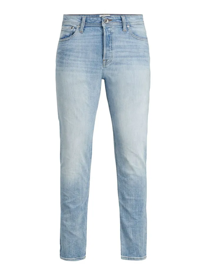 Comfort Jeans JACK and JONES Mens MIKE ORIGINAL AM 251 COMFORT FIT JEANS Blue Blue Denim