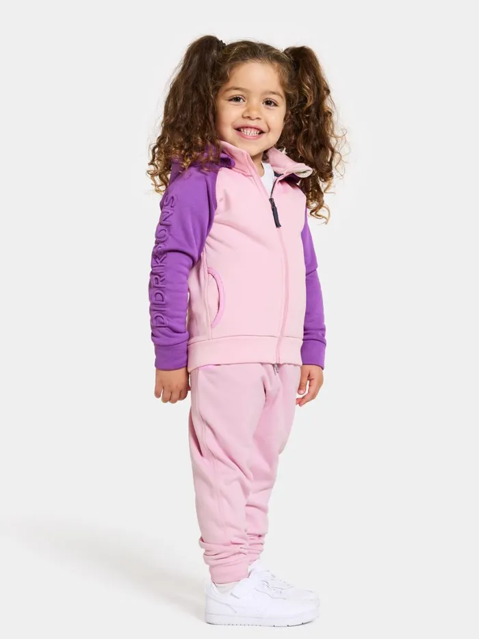 Corin Kids039 FullZip 8 Tulip Purple Kids Didriksons Softshell Jackets