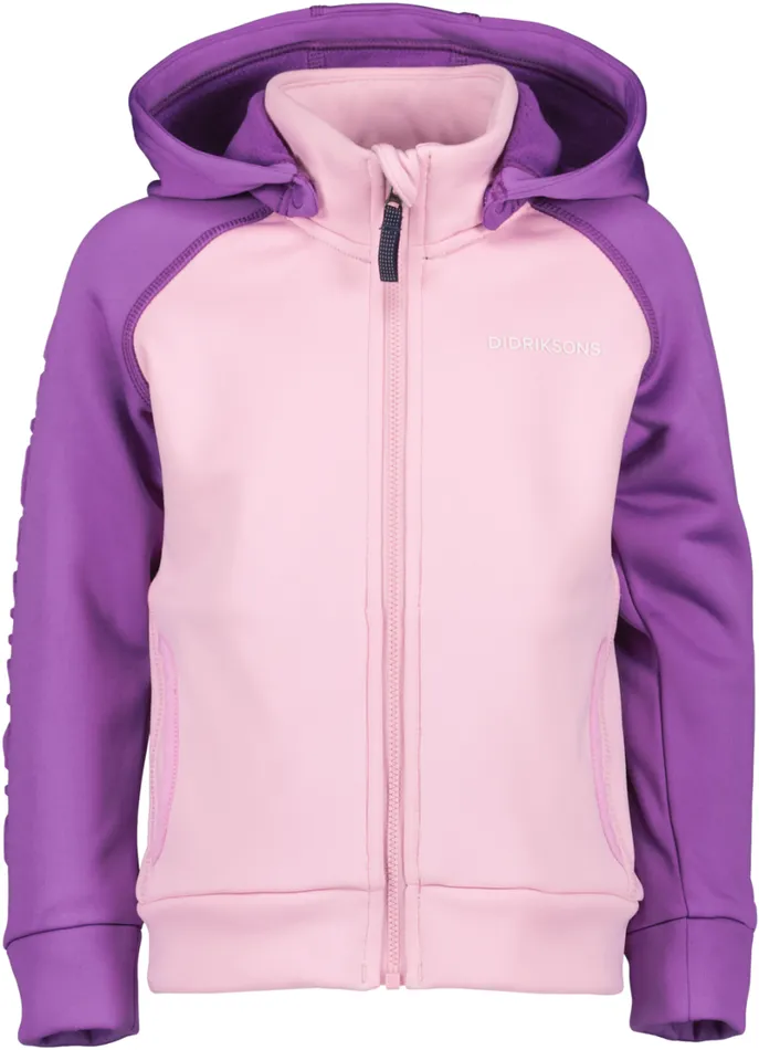 Corin Kids039 FullZip 8 Tulip Purple Kids Didriksons Softshell Jackets