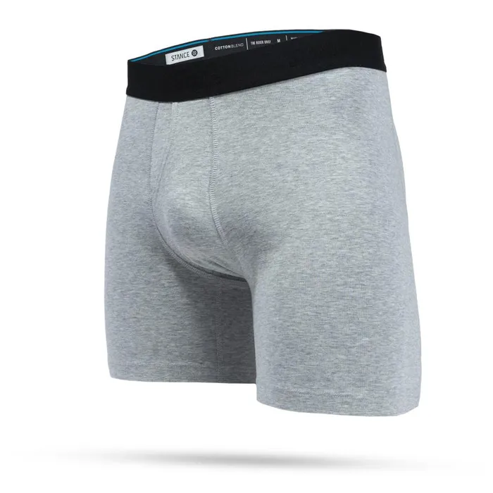 Cotton Boxer Brief Standard 8211 Heathergrey Men Stance Boxers and Briefs