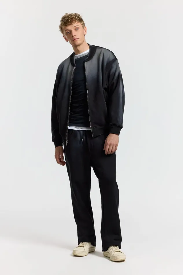 COTTON CITIZEN Berlin Bomber Jacket Black Cast Women Sweatshirts
