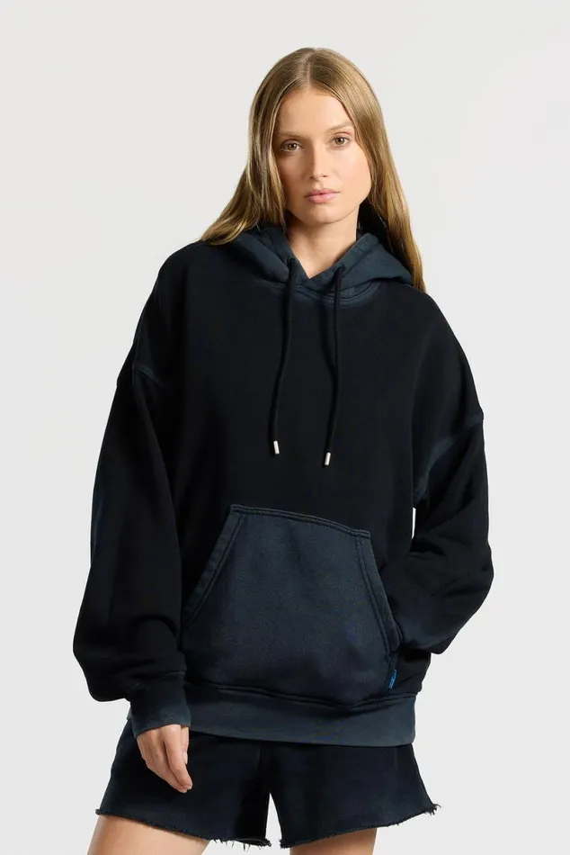 COTTON CITIZEN Boston Hoodie Vintage Black Men Sweatshirts