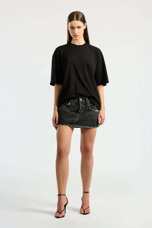COTTON CITIZEN Bowie Tee Jet Black Women Tees