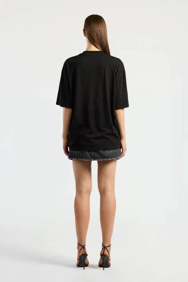 COTTON CITIZEN Bowie Tee Jet Black Women Tees