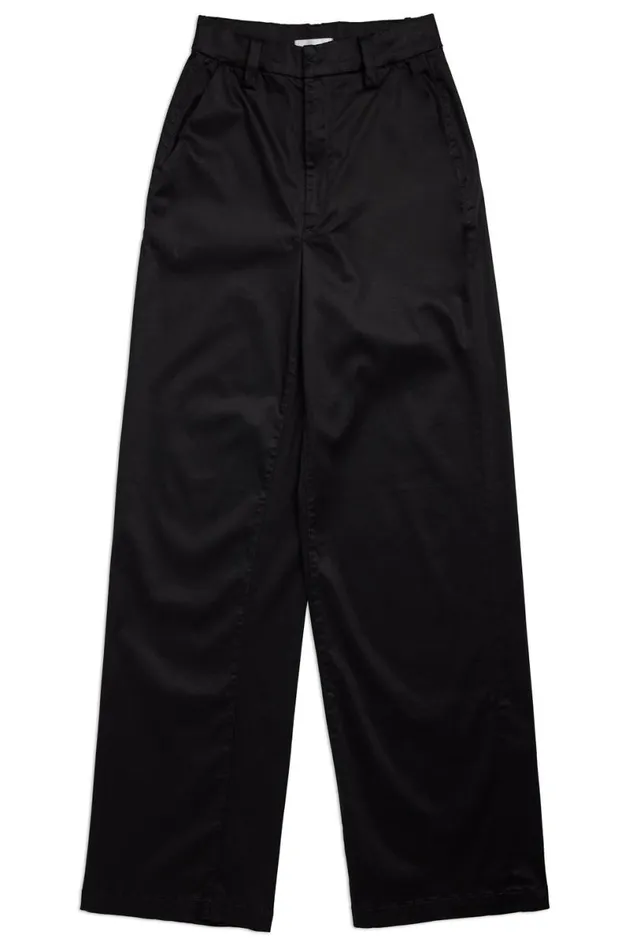 COTTON CITIZEN London Relaxed Pant Jet Black Women Pants