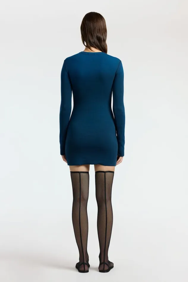 COTTON CITIZEN Verona Crewneck Mini Dress Harbor Cast Women Dresses Skirts COTTON CITIZEN Verona Crewneck Mini Dress Harbor Cast Women Dresses Skirts
