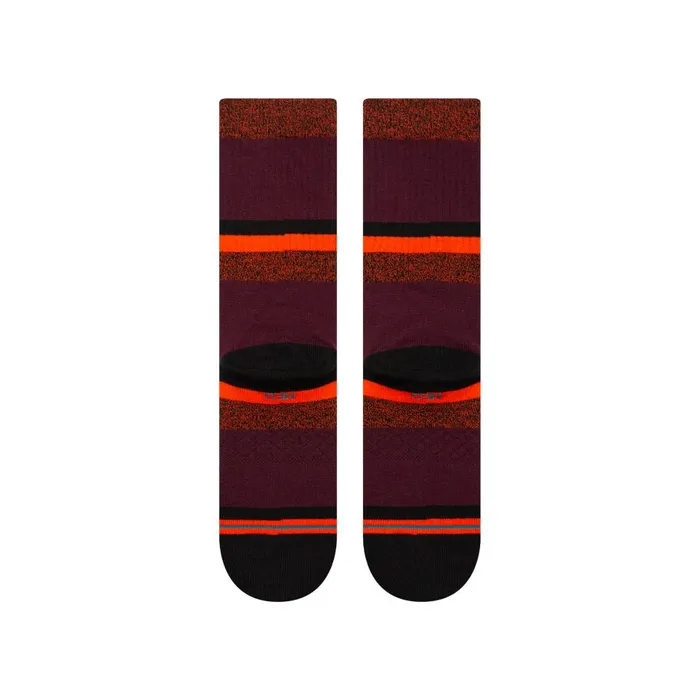 Cotton Crew Socks Dante 8211 Wine MenWomen Stance Crew