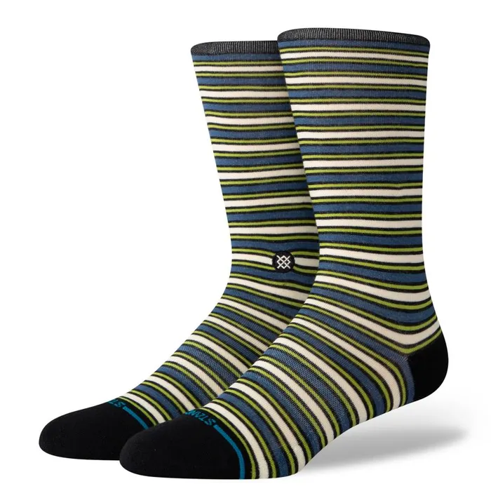 Cotton Crew Socks Fate 8211 Black MenWomen Stance Crew