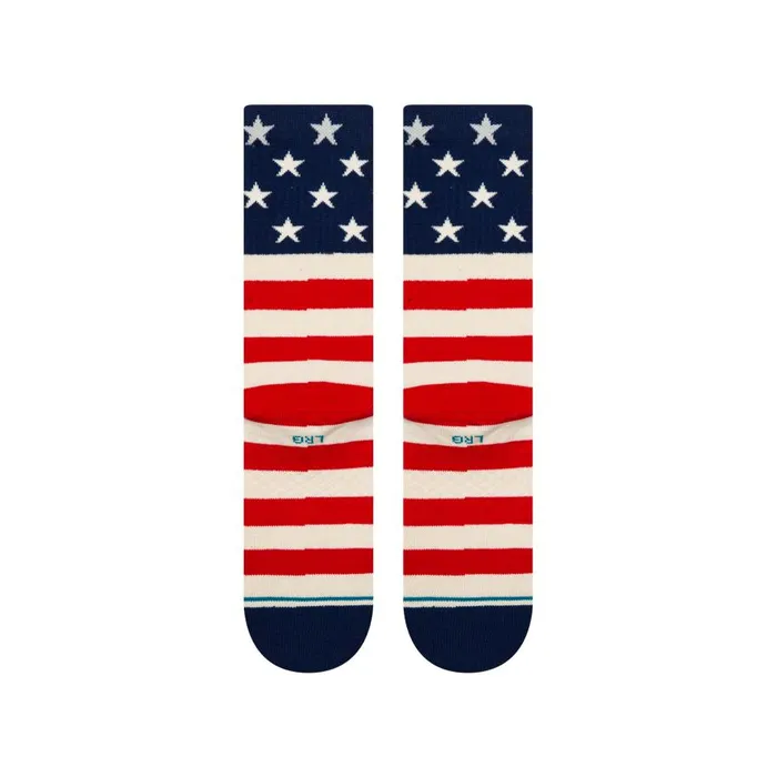 Cotton Crew Socks The Fourth Red MenWomen Stance Crew