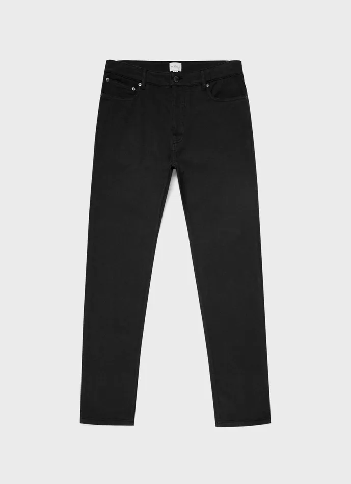 Cotton Drill 5 Pocket Trouser Black Men SUNSPEL Pants