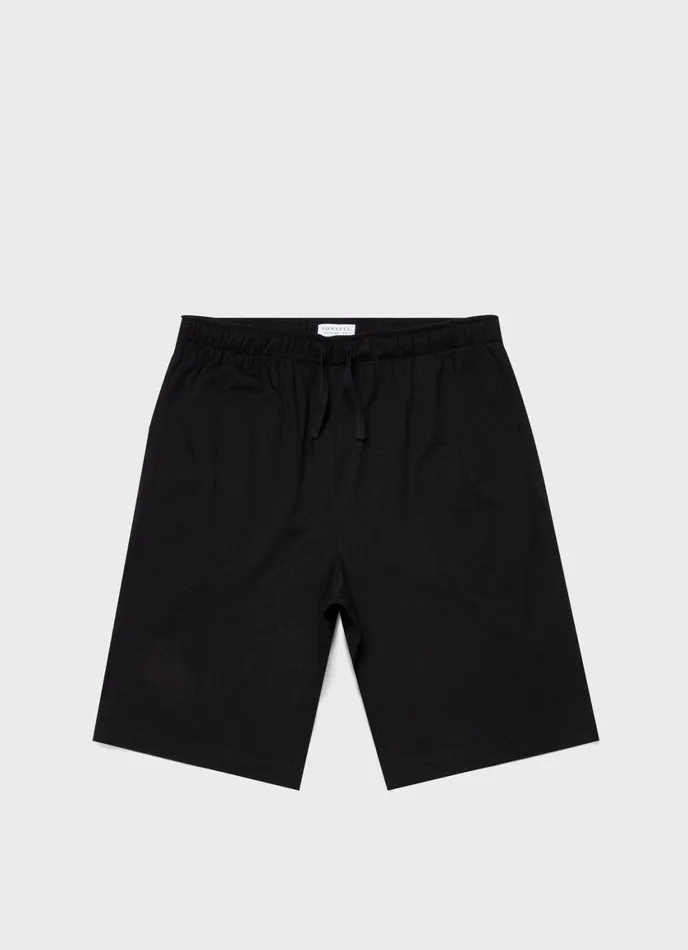 Cotton Modal Lounge Shorts Black Men SUNSPEL Shorts