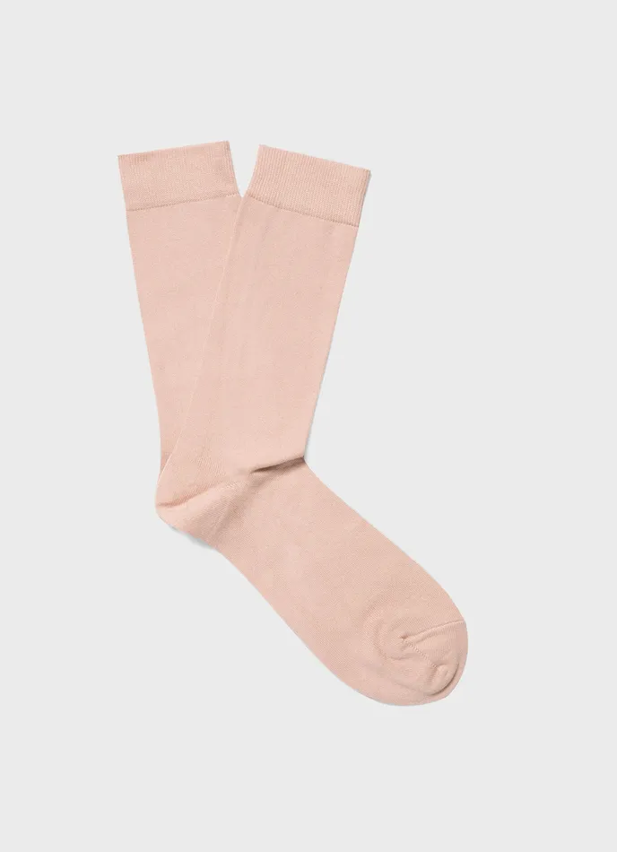 Cotton Socks Pale Pink Men Socks ussunspel