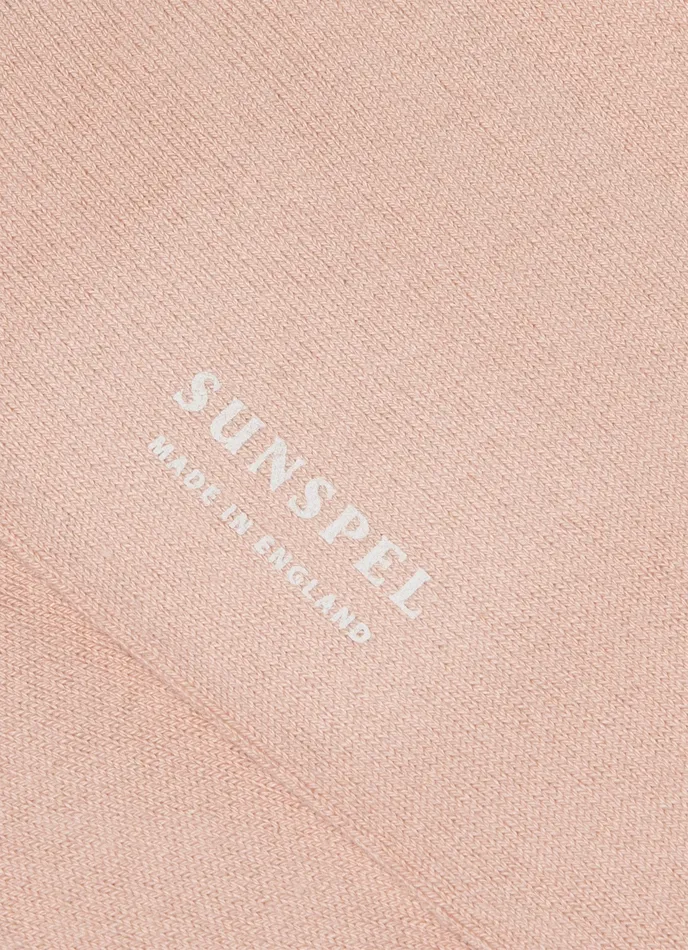 Cotton Socks Pale Pink Men Socks ussunspel