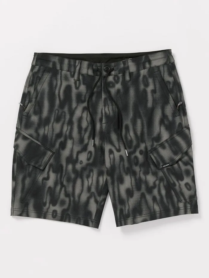 Country Days Hybrid Shorts 8211 Asphalt Black Mens Volcom Golf