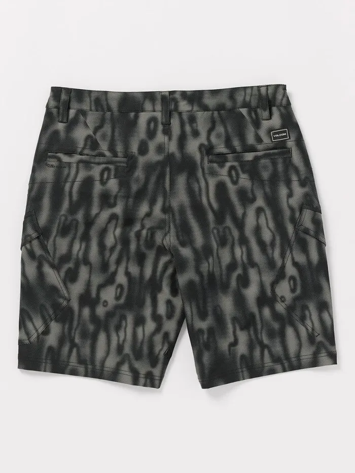 Country Days Hybrid Shorts 8211 Asphalt Black Mens Volcom Golf