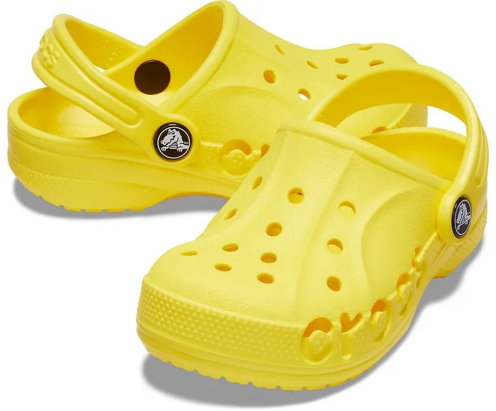 Crocs Kids Baya Clog Lemon GirlsBoys Clogs