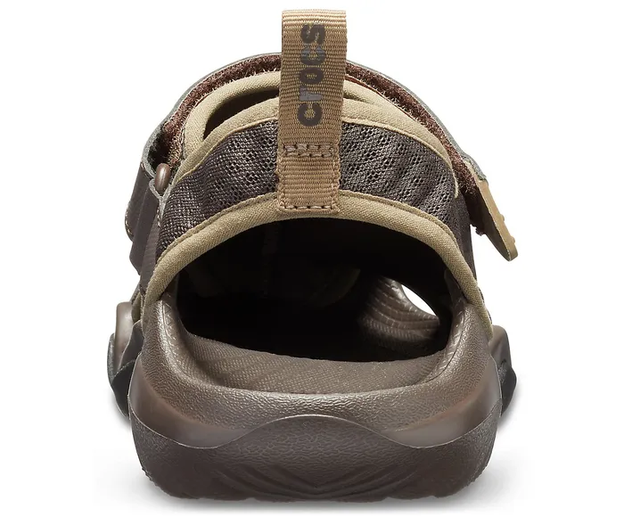 Crocs Swiftwater Mesh Deck Sandal Espresso Men Sandals
