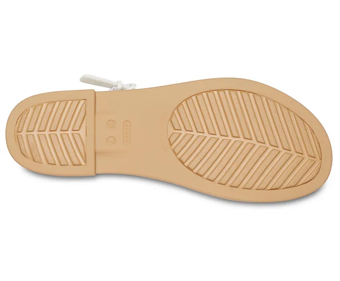 Crocs Tulum Sandal Oyster Tan Sandals Crocs Women