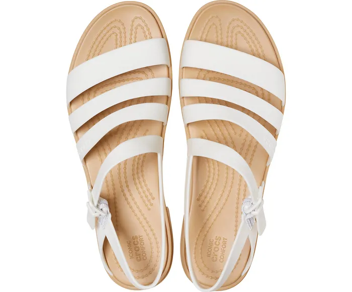 Crocs Tulum Sandal Oyster Tan Sandals Crocs Women