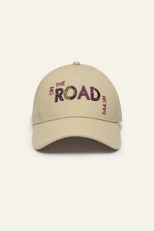 Curved Visor Cap Hilona OffWhite Women Baandsh Hats