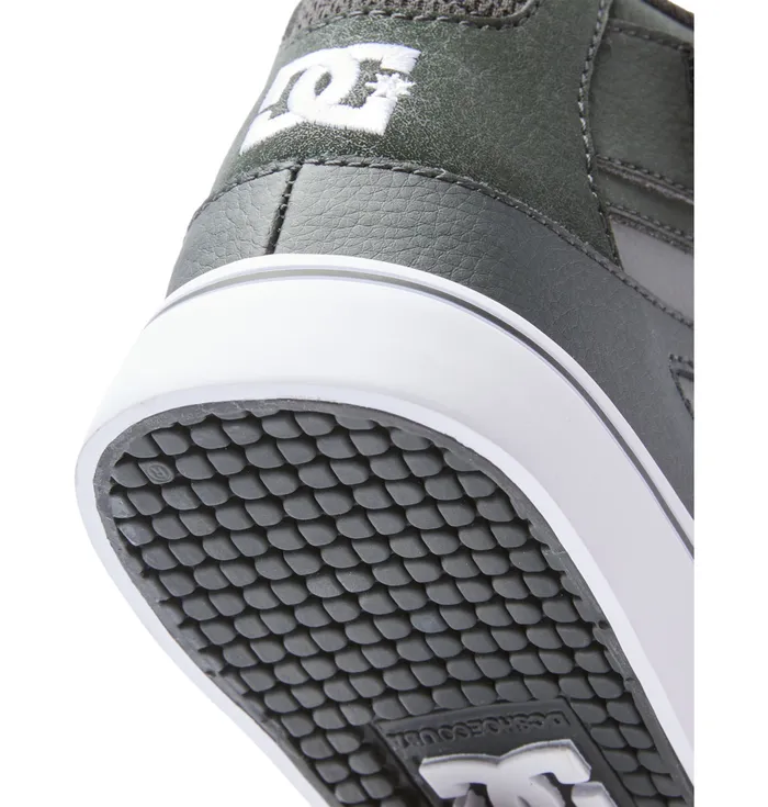 DC Shoes Sneakers Kids Pure High Elastic Waist Lace HighTop Shoes anthraciteblack