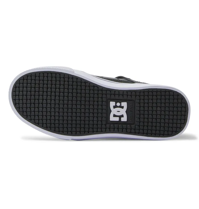 DC Shoes Sneakers Kids Pure High Elastic Waist Lace HighTop Shoes anthraciteblack