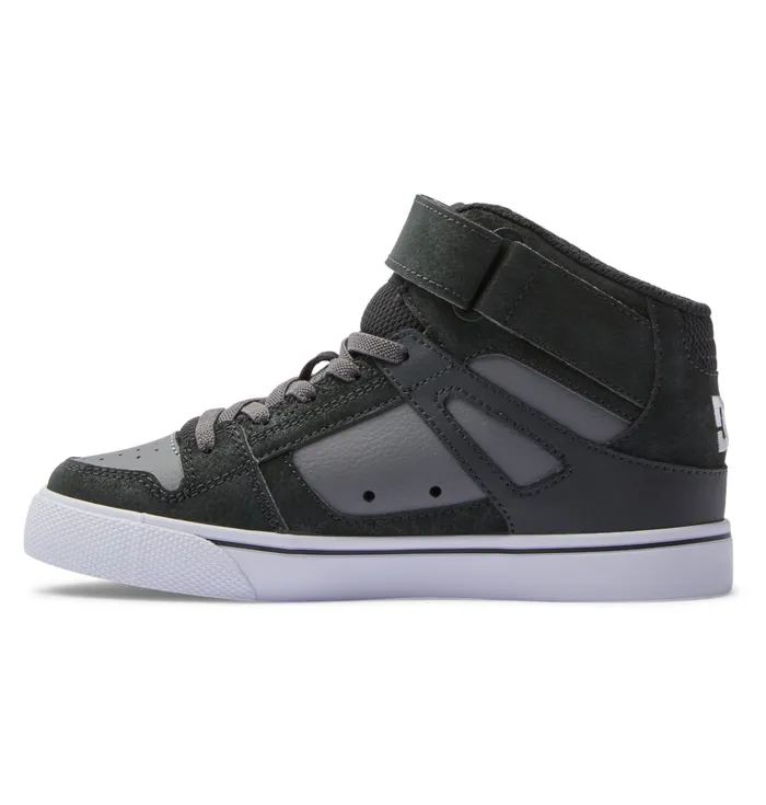 DC Shoes Sneakers Kids Pure High Elastic Waist Lace HighTop Shoes anthraciteblack