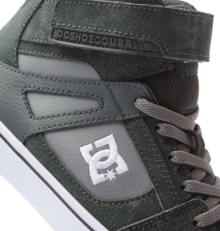 DC Shoes Sneakers Kids Pure High Elastic Waist Lace HighTop Shoes anthraciteblack