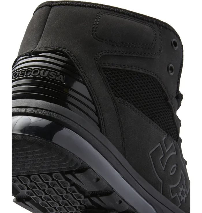 DC Shoes Winter Boots Men Versatile HI HighTop WaterResistant Winter Boots blackblackblack