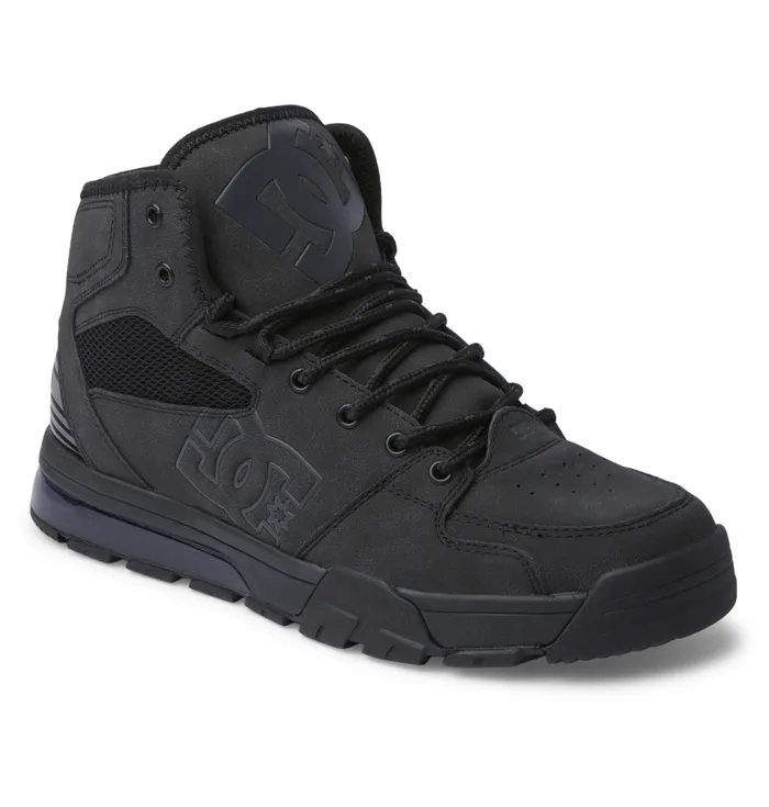 DC Shoes Winter Boots Men Versatile HI HighTop WaterResistant Winter Boots blackblackblack