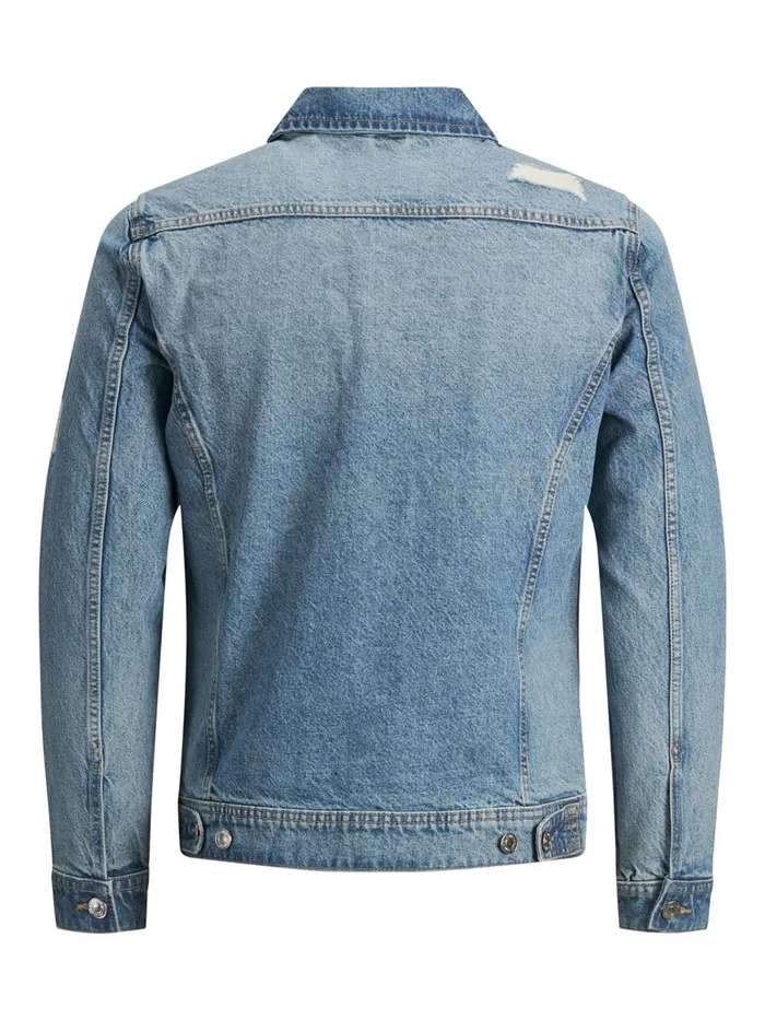 Denim Jackets JACK and JONES Mens JEAN NA 041 DENIM JACKET Blue Blue Denim