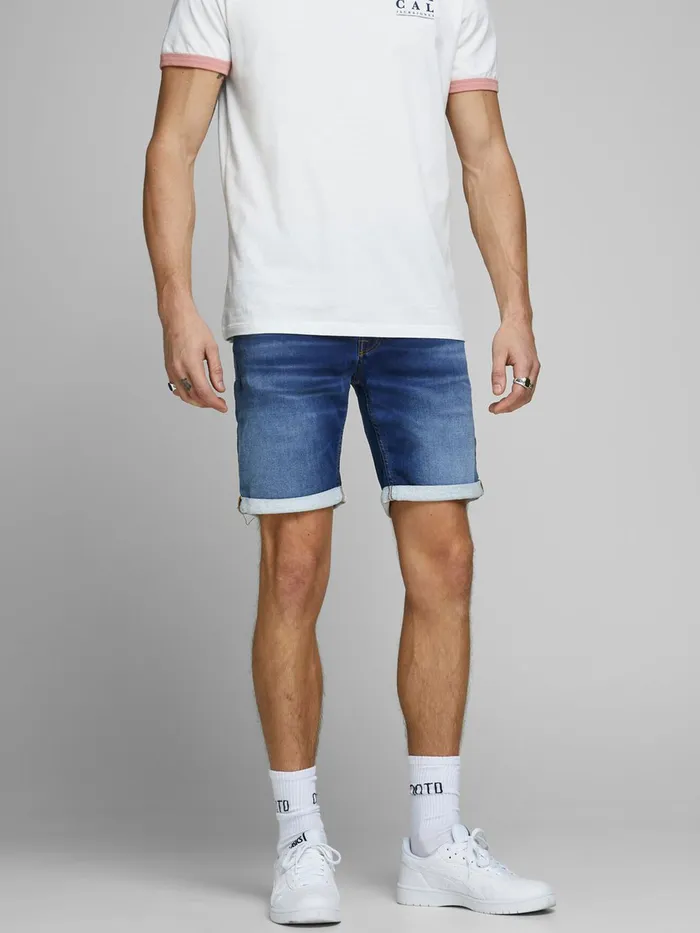 Denim Shorts JACK and JONES Mens RICK ICON GE 006 INDIGO KNIT DENIM SHORTS Blue Blue Denim Near Me Denim Shorts JACK and JONES Mens RICK ICON GE 006 INDIGO KNIT DENIM SHORTS Blue Blue Denim Near Me