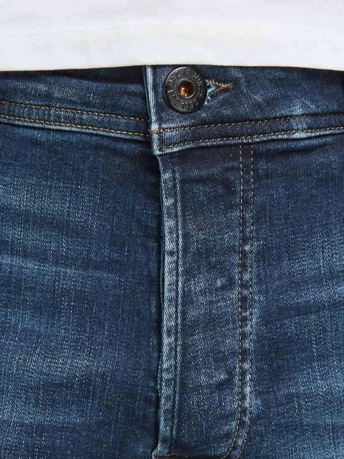 Denim Shorts JACK and JONES Mens RICK ORG JJ 057 50SPS DENIM SHORTS Blue Blue Denim For Sale