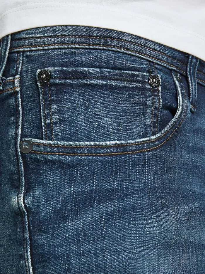 Denim Shorts JACK and JONES Mens RICK ORG JJ 057 50SPS DENIM SHORTS Blue Blue Denim For Sale