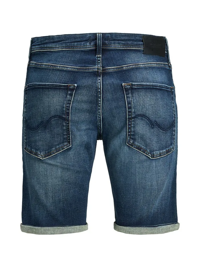 Denim Shorts JACK and JONES Mens RICK ORG JJ 057 50SPS DENIM SHORTS Blue Blue Denim For Sale