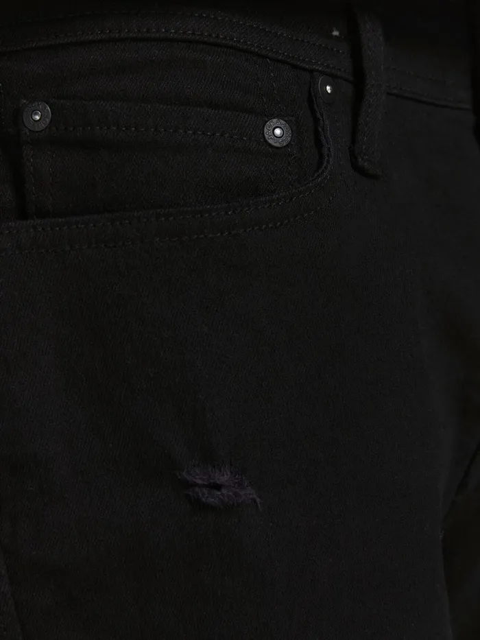 Denim Shorts JACK and JONES Mens RICK ORIGINAL NA 042 DENIM SHORTS Black Black Denim Gift 4 You