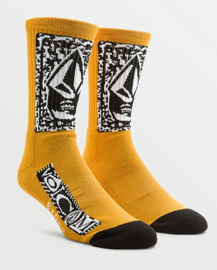 Dental Socks 8211 Old Gold Mens Volcom Socks