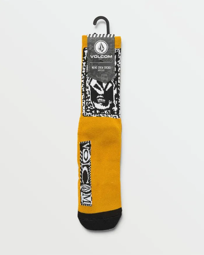 Dental Socks 8211 Old Gold Mens Volcom Socks