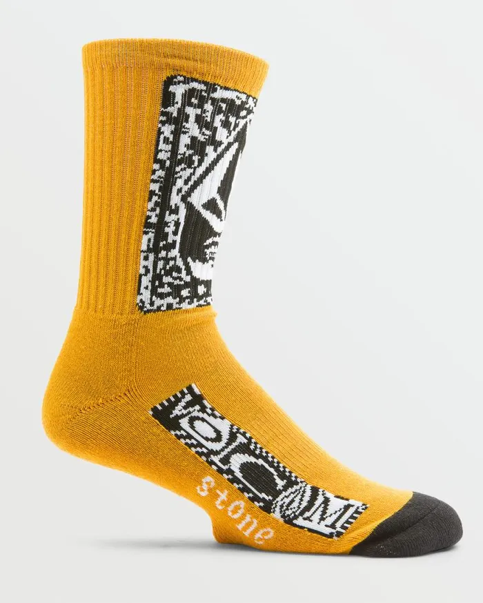 Dental Socks 8211 Old Gold Mens Volcom Socks