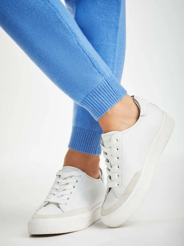 Derek Rose Cashmere Pants Women Track Pants Daphne Cashmere Cornflower