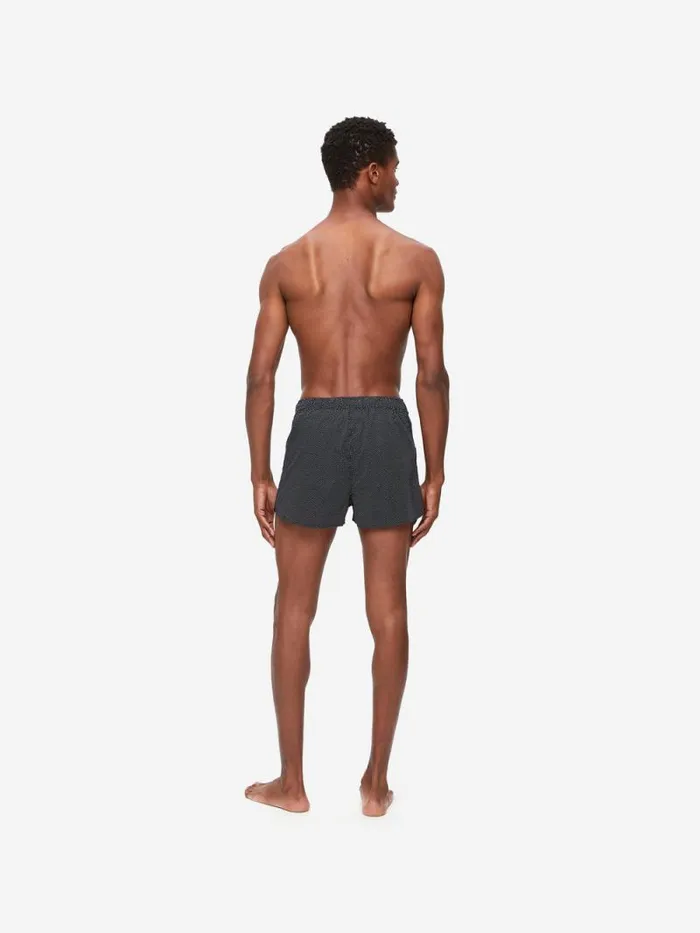 Derek Rose Modern Fit Boxer Shorts Men Modern Fit Boxers Plaza 21 Cotton Batiste Navy