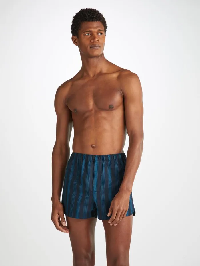 Derek Rose Modern Fit Boxer Shorts Men Modern Fit Boxers Royal 222 Cotton Navy Derek Rose Modern Fit Boxer Shorts Men Modern Fit Boxers Royal 222 Cotton Navy