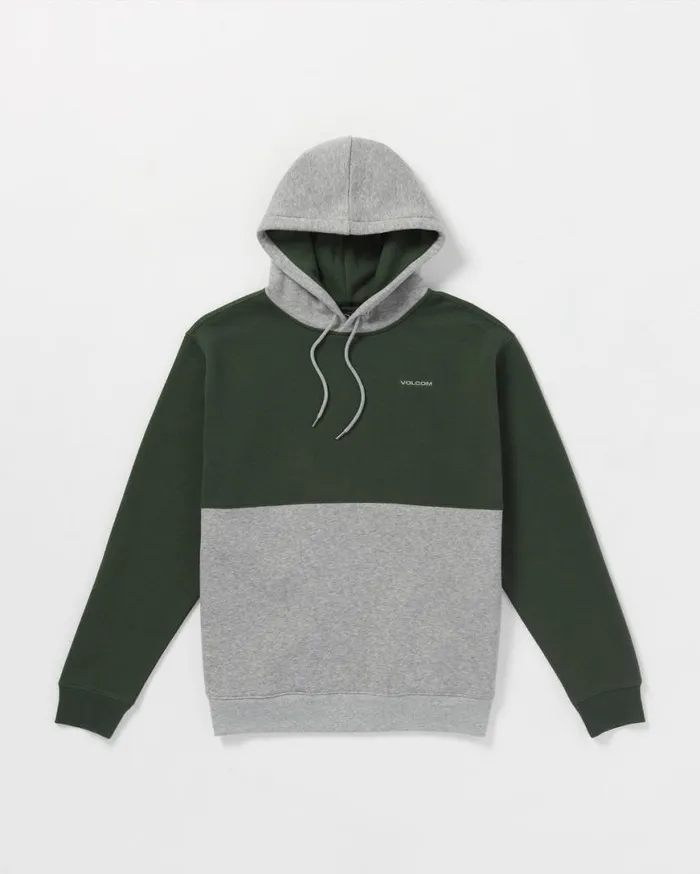 Divided Pullover Hoodie 8211 Dark Forest Mens Volcom Hoodies and Sweatshirts