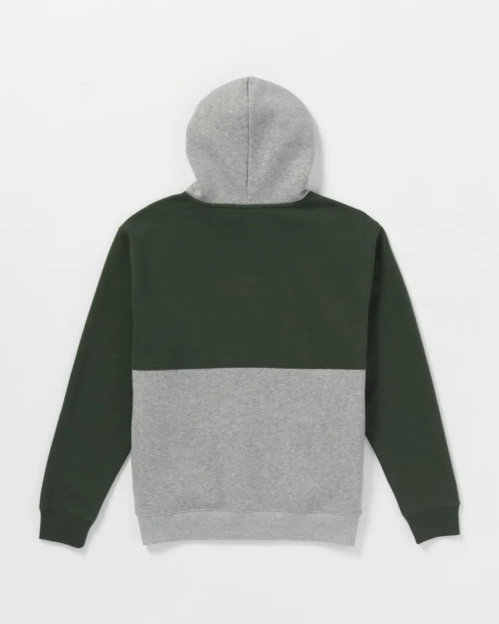 Divided Pullover Hoodie 8211 Dark Forest Mens Volcom Hoodies and Sweatshirts