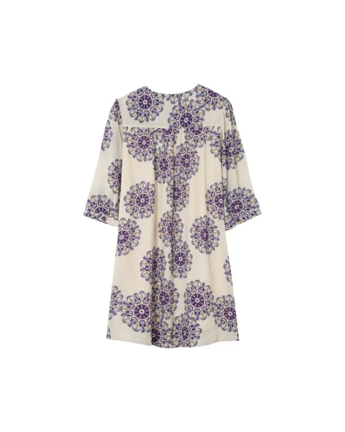 DRESS BEIGE MALIA Shop Grace and Mila Printed Dresses