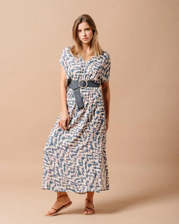 DRESS BLEU MARINE Shop Grace and Mila Printed Dresses