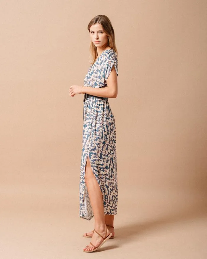 DRESS BLEU MARINE Shop Grace and Mila Printed Dresses