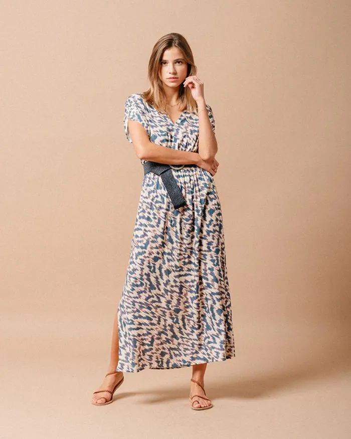 DRESS BLEU MARINE Shop Grace and Mila Printed Dresses