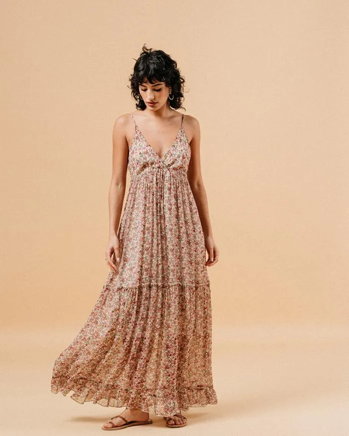DRESS ECRU MARION Shop Grace and Mila Printed Dresses